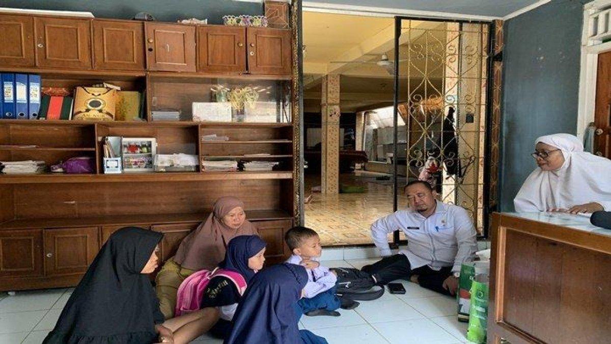 Dinsos Muba mengunjungi Panti Elnuza seusai kena prank bantuan oleh oknum donatur, Rabu (25/10/2023)