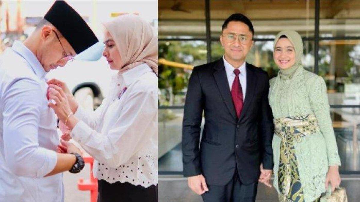 Hengky dan Sonya - Doa terbaik Sonya Fatmala saat suaminya, Hengky Kurniawan bersaing dengan Gilang Dirga dan Jeje Govinda di Pilkada Bandung Barat.
