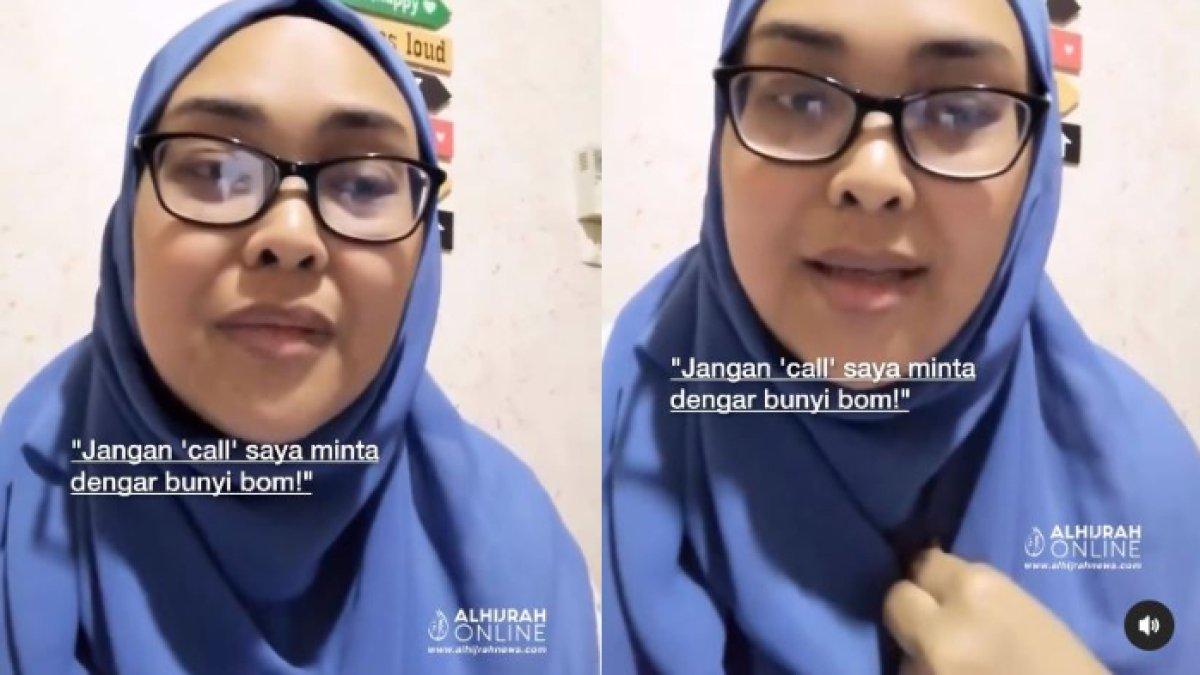 Dr Nurul Ain Latif terlihat sangat kesal