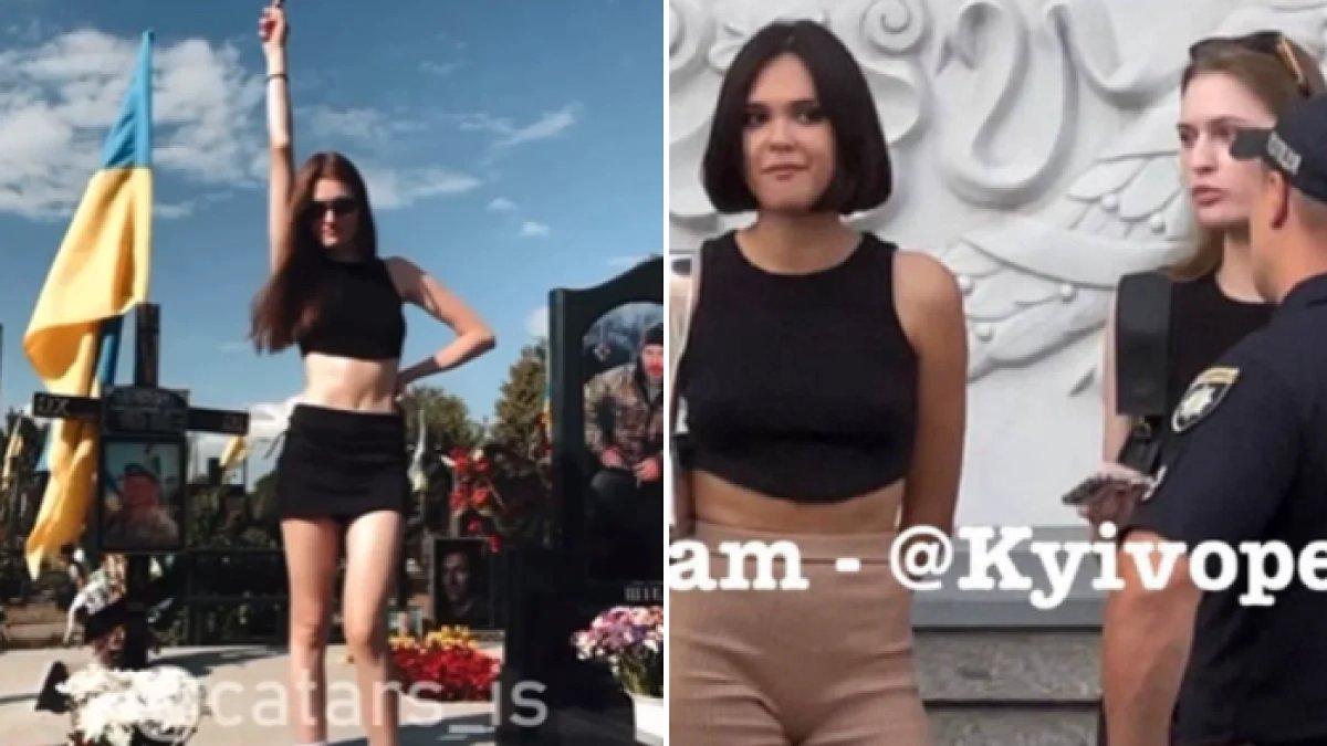Dua perempuan bersaudara di Ukraina ditangkap setelah joget-joget di makam tentara.