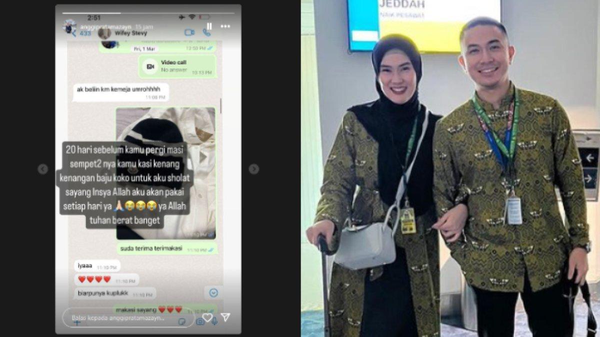 Dua puluh hari sebelum meninggal, Stevie membelikan baju koko untuk suaminya, Anggi.