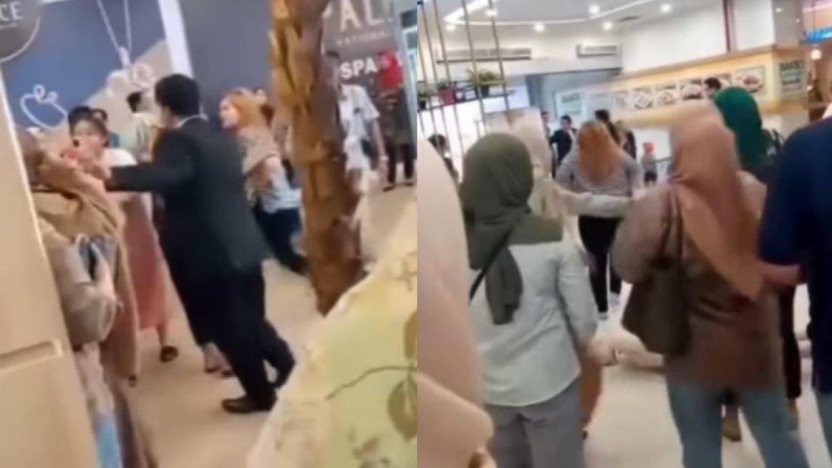Dua wanita terlibat adu jotos di City Mall Gorontalo