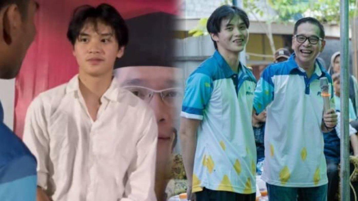 Edbert Laos menjadi sorotan saat memberikan salam perpisahan pada Benny Laos di rumah duka.