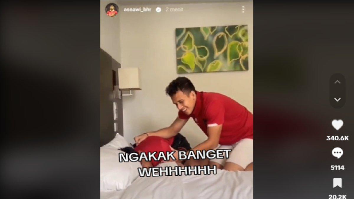 Egy Maulana Vikri parodikan Pratama Arhan
