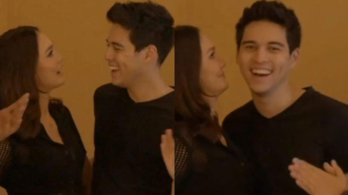 Luna Maya dapat ucapan cinta dari Maxime Bouttier