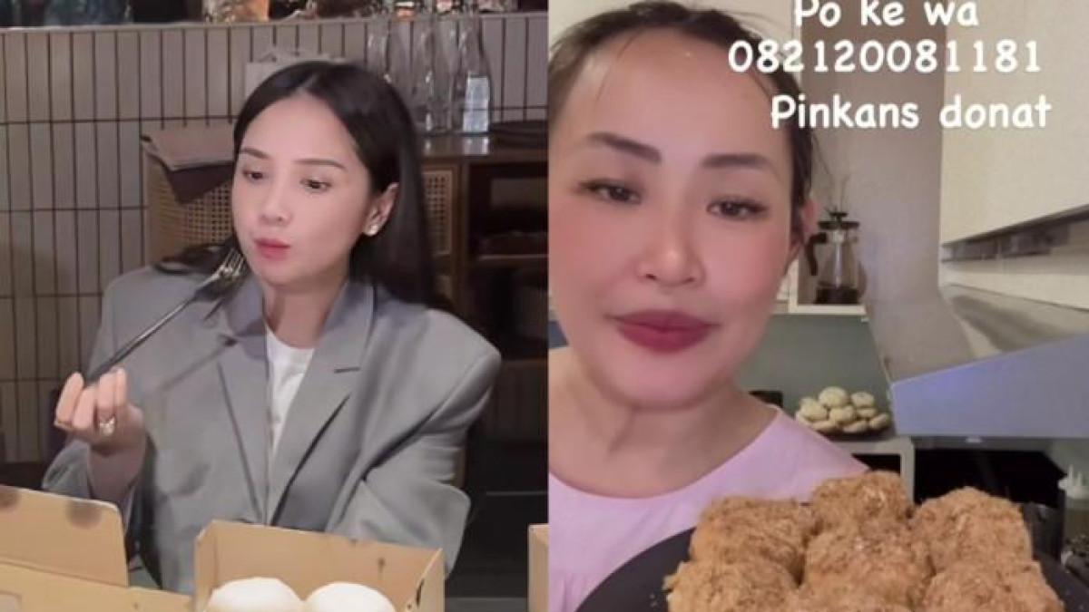 REAKSI NAGITA - Kaget! Ini Ekspresi Nagita Istri Raffi Ahmad Saat Cicipi Donat Pinkan Mambo, Beda Reaksi Nanakoot dan Farida Nurhan.