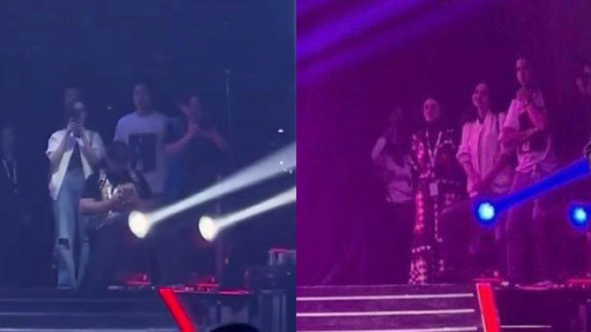 El Rumi dan Syifa Hadju nonton konser Dewa 19 bareng