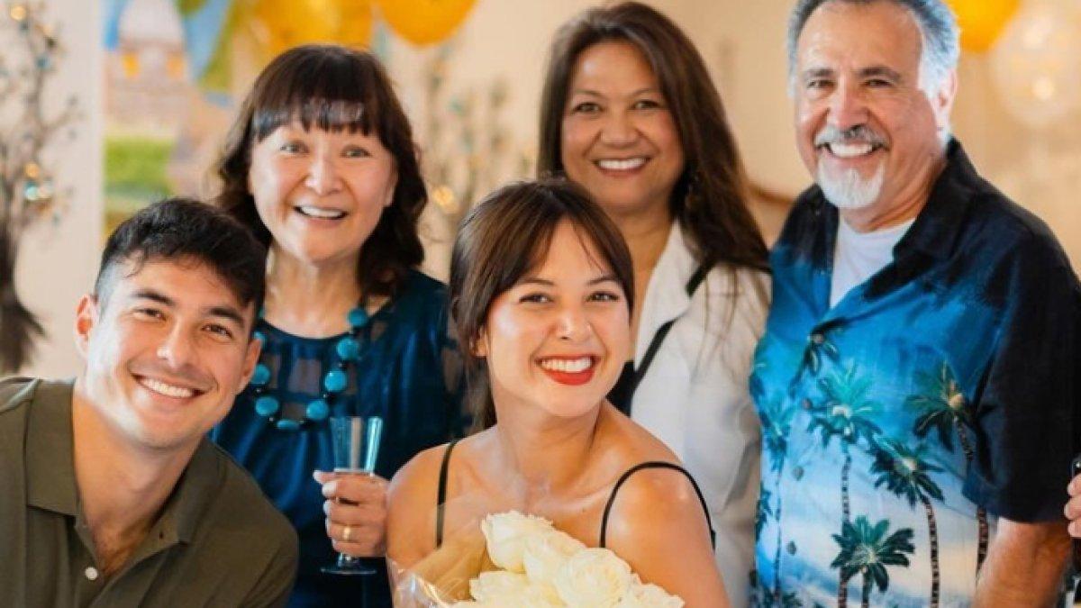 Engagement party Aurelie Moeremans dan Tyler Bigenho berlangsung hangat