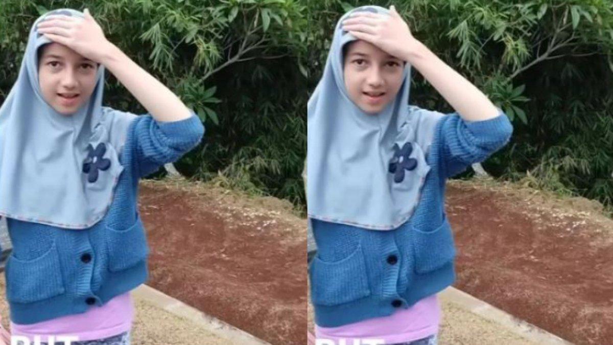 Ferdi Ali ajak anak gadisnya ziarah ke makam istri pertamanya