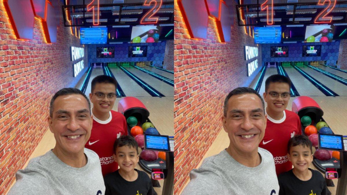 Ferdy menikmati momen boys time bersama dua anak laki-lakinya, Fasha dan Fahri.