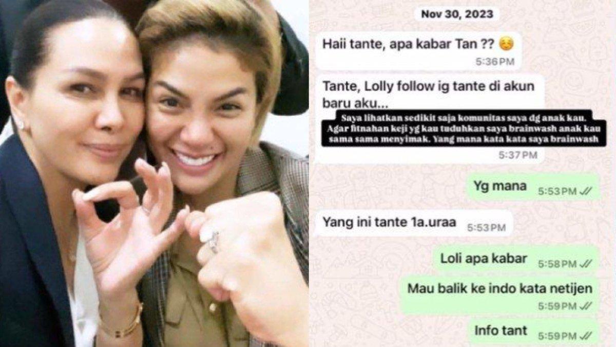 Fitri Salhuteru bantah adu domba Nikita Mirzani dan Lolly, bongkar isi chat dengan pacar Vadel Badjideh.