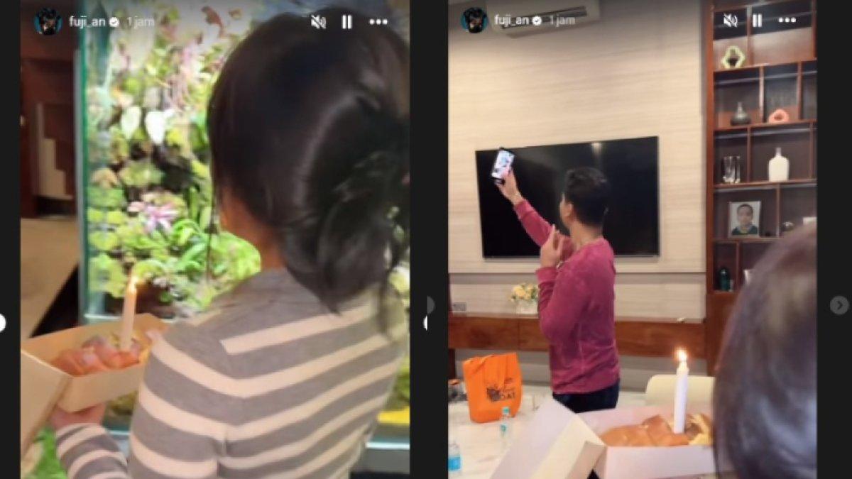 Fuji beri kejutan ulang tahun untuk Fadly Faisal