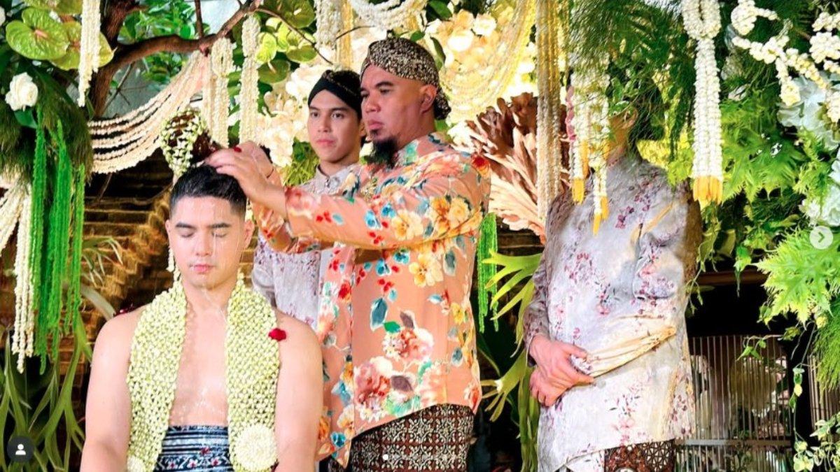 PESAN AHMAD DHANI - Gagal jadi contoh sempurna, Ahmad Dhani beri pesan menyentuh untuk Al Ghazali: pernikahan itu dipertahankan.