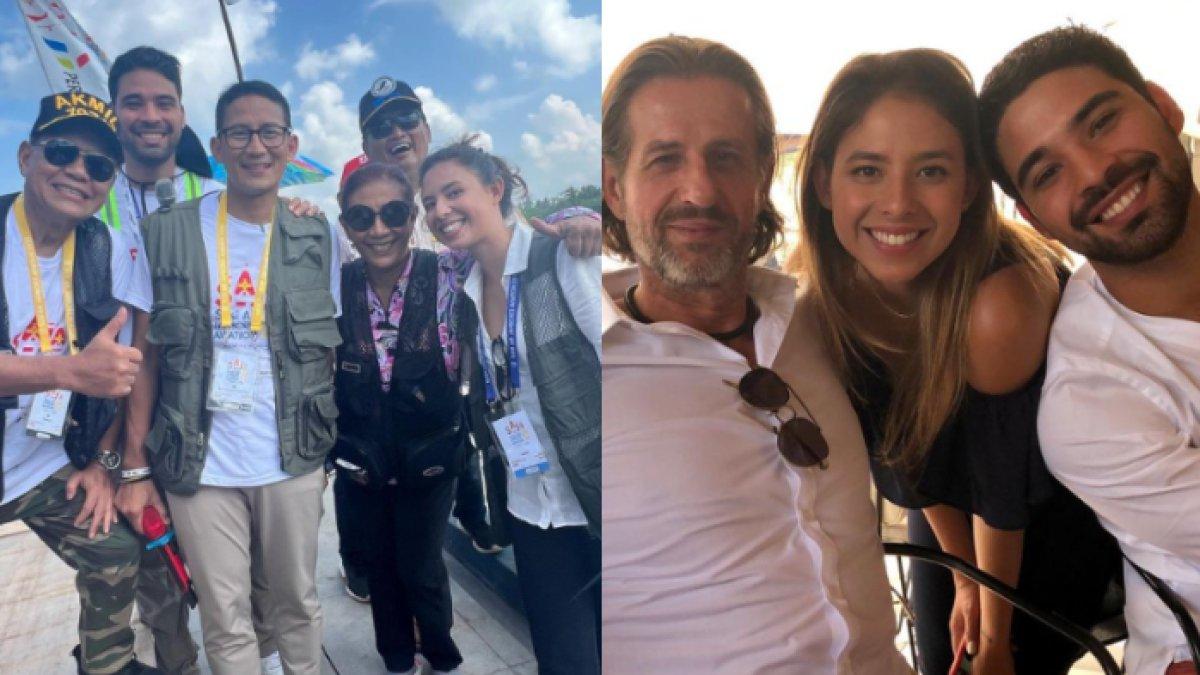 Geoffrey terlihat sudah dekat dengan Susi Pudjiastuti dan Daniel Kaiser