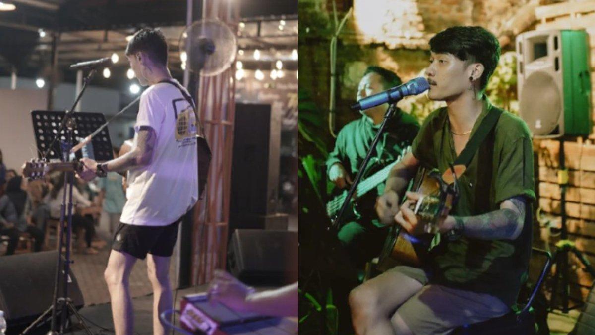 Gilga Sahid membentuk grup musik bernama GildCoustic dan nyanyi di kafe