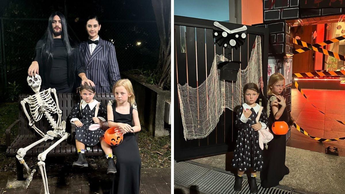 Halloween dengan tema The Addams Family