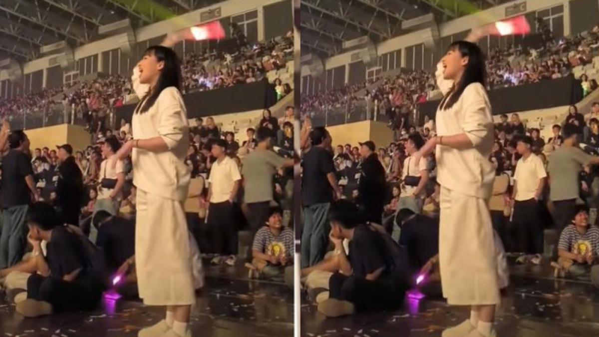 HARUKA NANGIS - Haruka Nakagawa menjadi sorotan setelah terekam menangis saat menyaksikan konser JKT48 Special Concert Full House yang digelar Sabtu (26/7/2025).