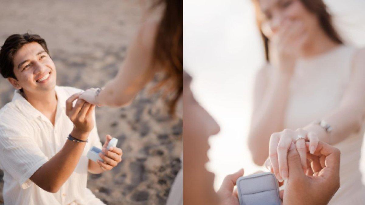 Haviza Devi Anjani menerima lamaran Harris Vriza.