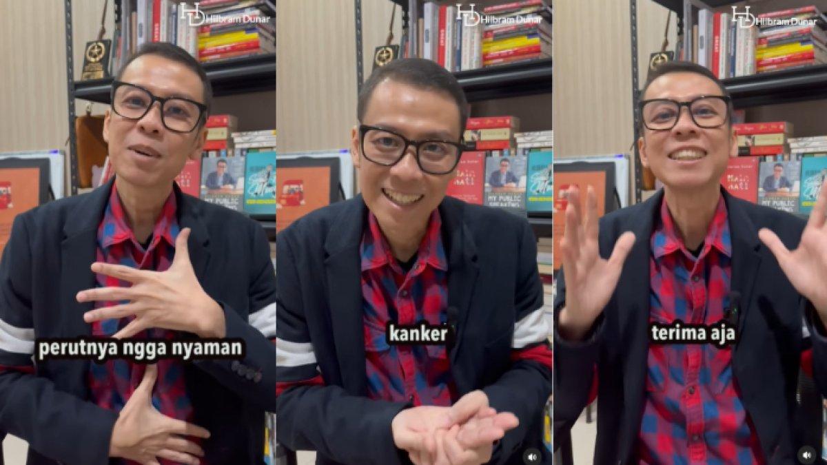 Hilbram Dunar mengakui terdapat penyakit kanker di tubuhnya