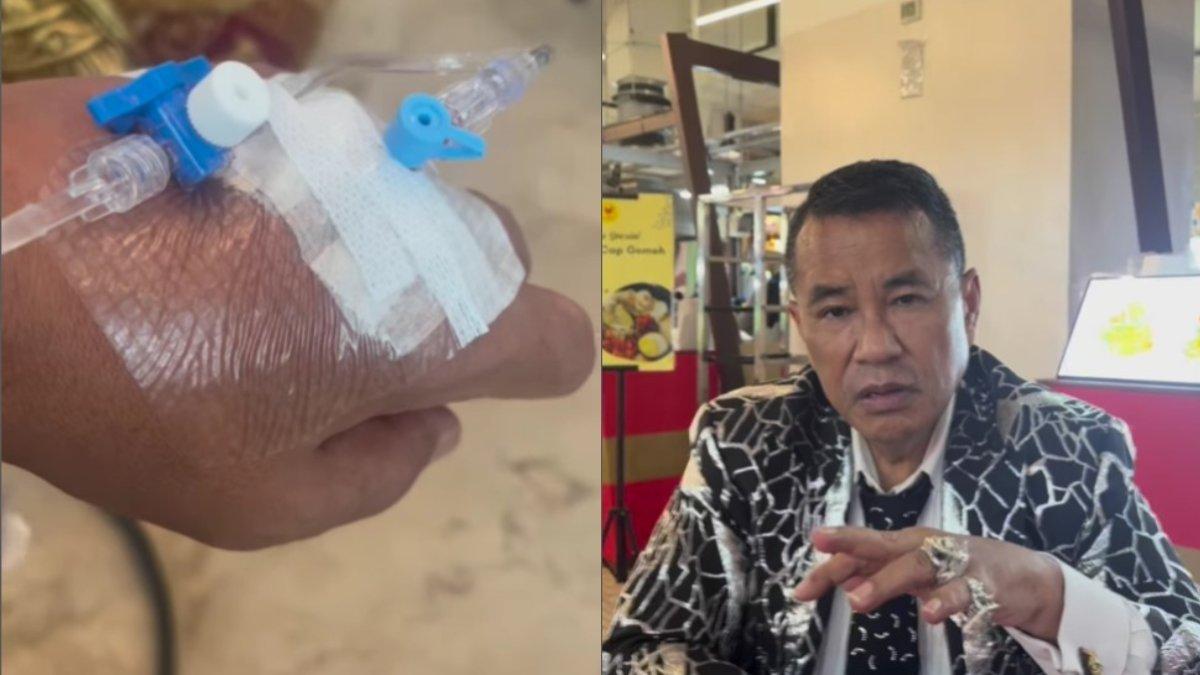 HOTMAN JATUH SAKIT - Hotman Paris harus menjalani pemeriksaan lanjutan di Singapura.