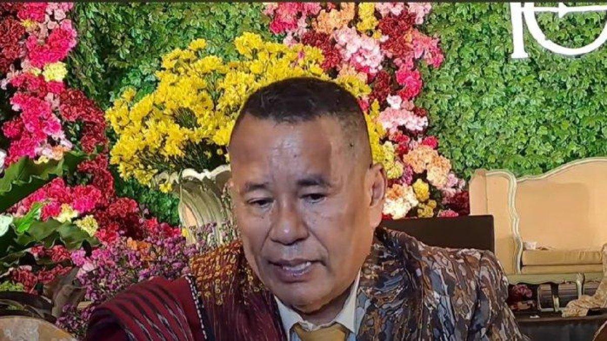 Hotman Paris mengungkapkan besaran biaya pernikahan putranya, Fritz Hutapea dan Chen Giovani, Sabtu (16/9/2023)