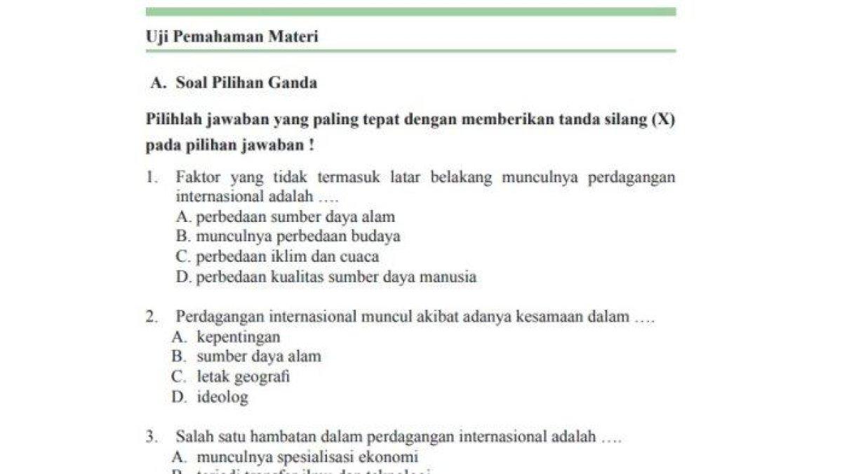 Menjelajahi Dinamika Ketergantungan Antarruang dan Pengaruhnya Terhadap Kesejahteraan: Kupas Tuntas Soal IPS Kelas 9 Bab 3