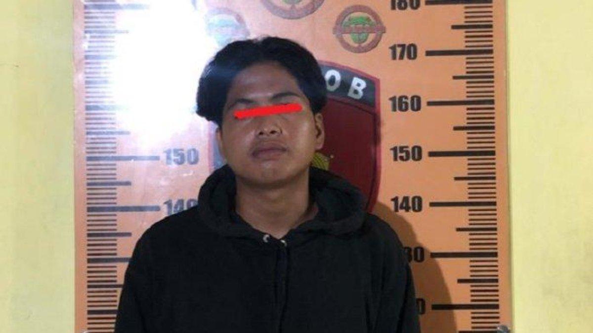 IR (18) pelaku pembacokan selingkuhan istrinya sudah diamankan Polresta Mamuju.