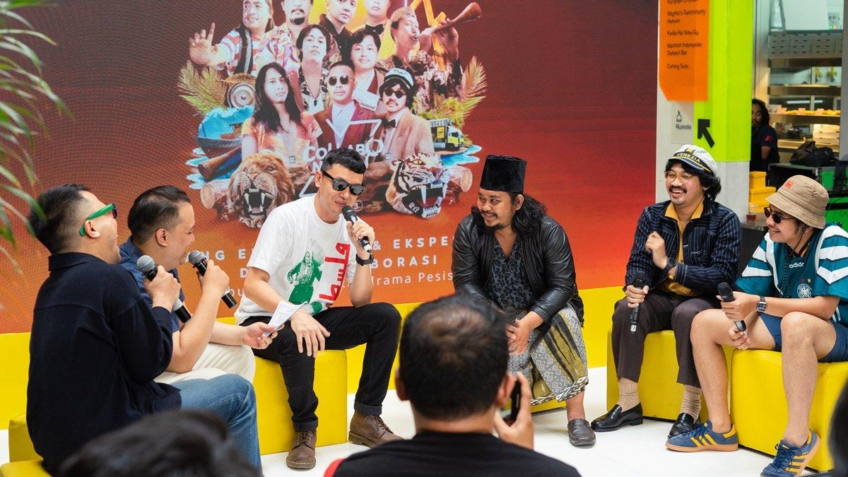 Iga Massardi di Talkshow Pre-Screening Collabonation X Vol 3. (ISTIMEWA)