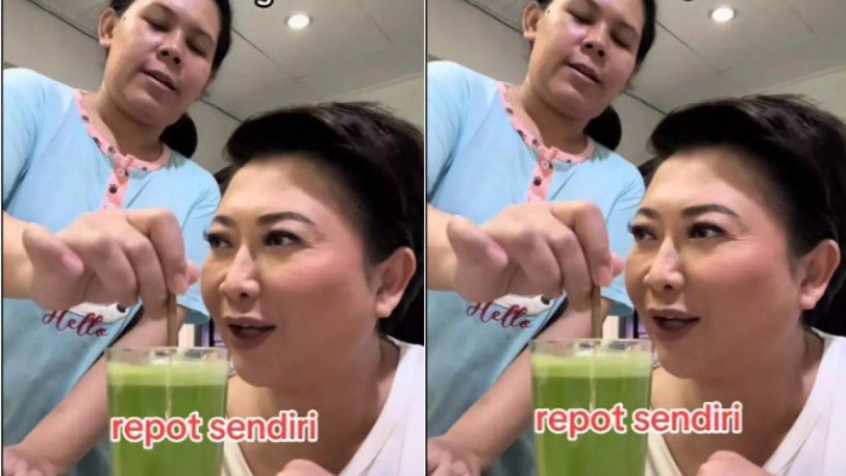 Indy Barends dan Siti kerap ngonten bareng