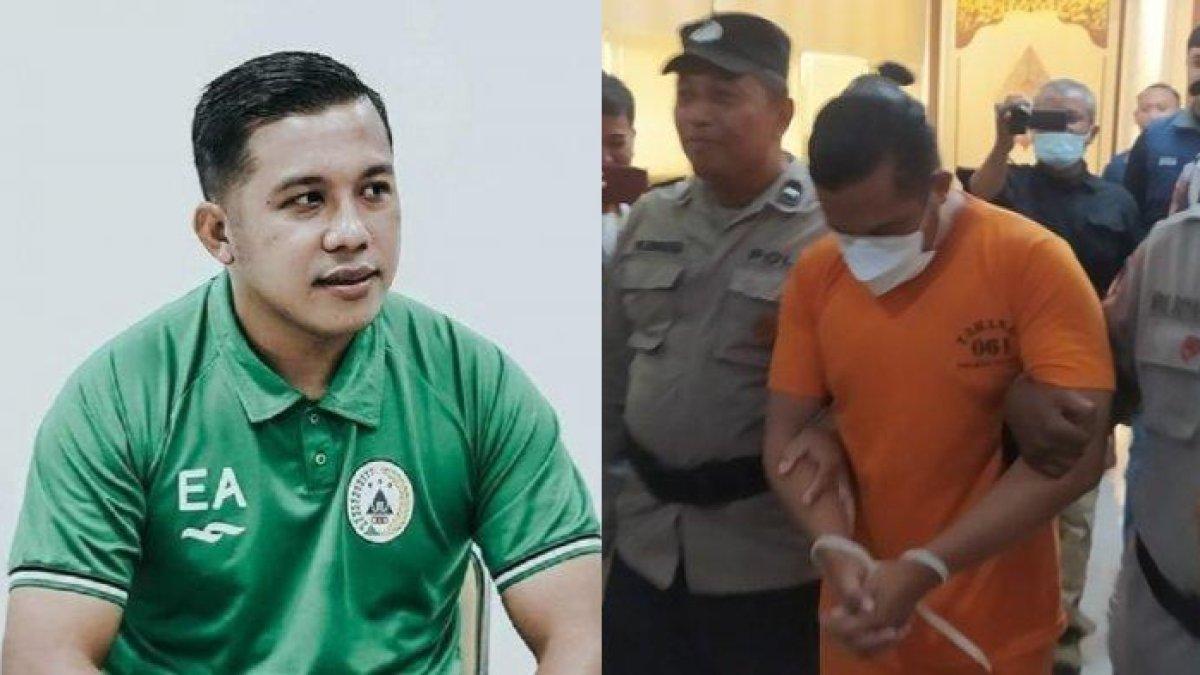 Inilah Elwizan Aminudin, dokter gadungan yang berhasil ditangkap setelah 3 tahun buron. Ia pura-pura jadi dokter di sejumlah klub sepak bola Indonesia