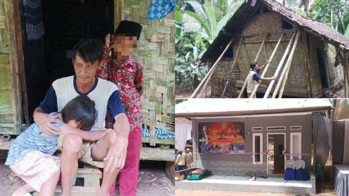 Masih Ingat Ato Bapak 2 Anak di Sukabumi Jabar? Nangis Haru Rumahnya ...
