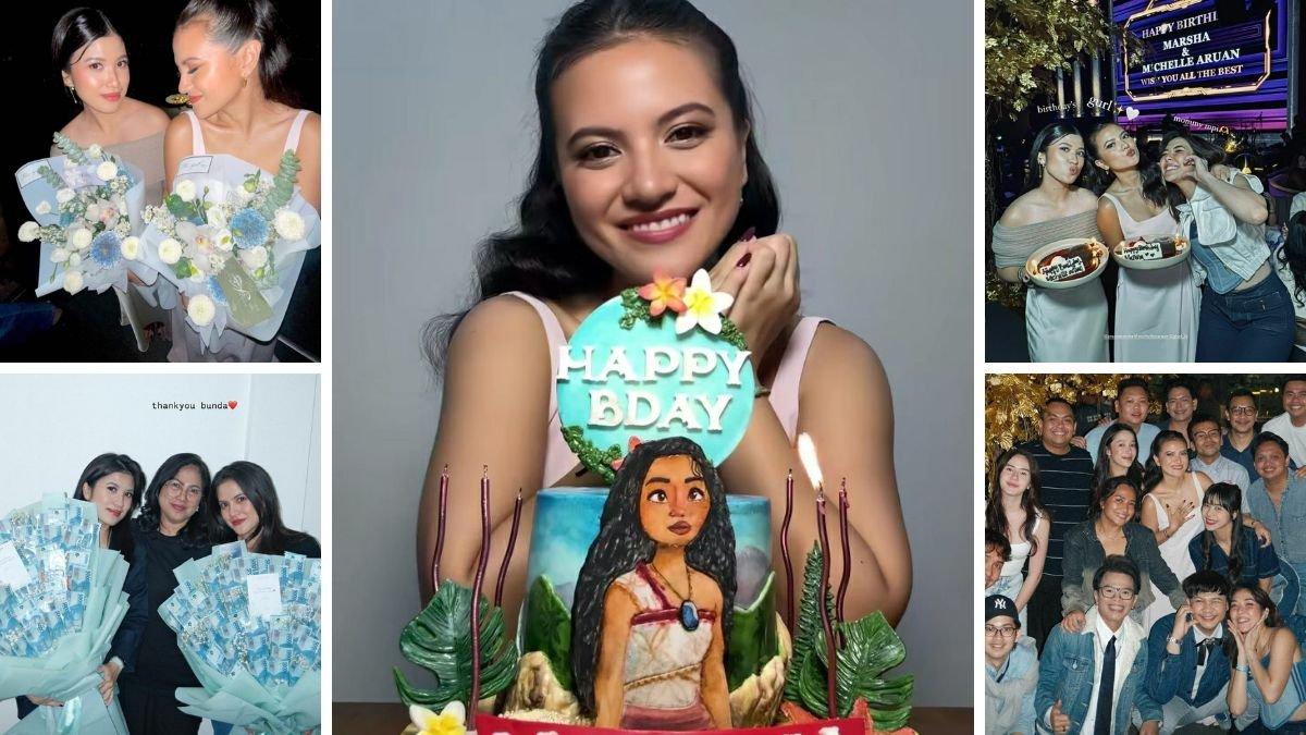 Marsha Aruan merayakan ulang tahun, dpaat ucapan dari Syifa Hadju
