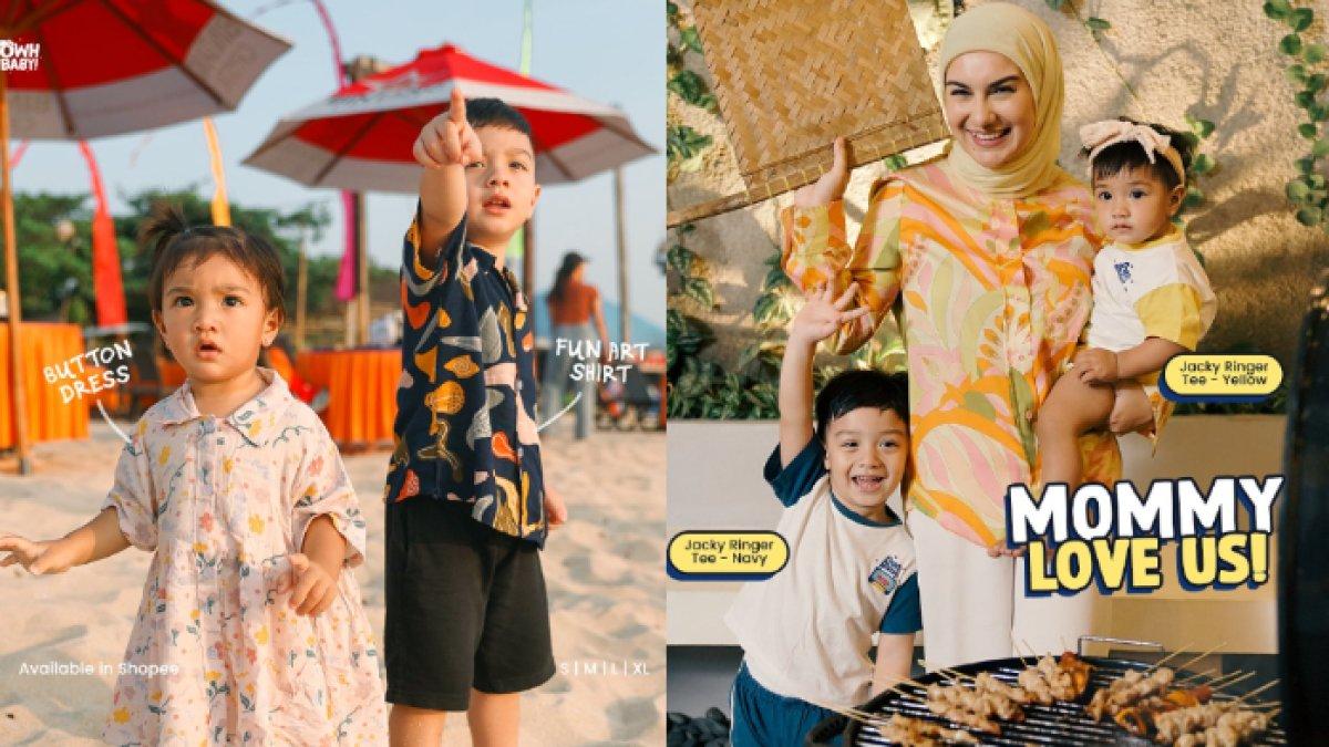 Irish jualan pakaian premium bergaya kasual untuk anak-anak.