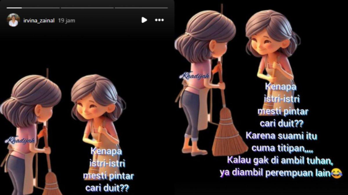Irvina Zainal ibunda Kimberly Ryder bahas soal istri harus pintar cari uang lantaran suami hanya titipan.