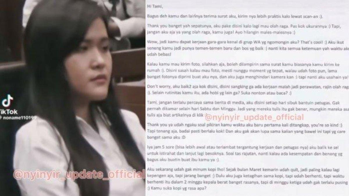 Isi Surat Jessica Wongso