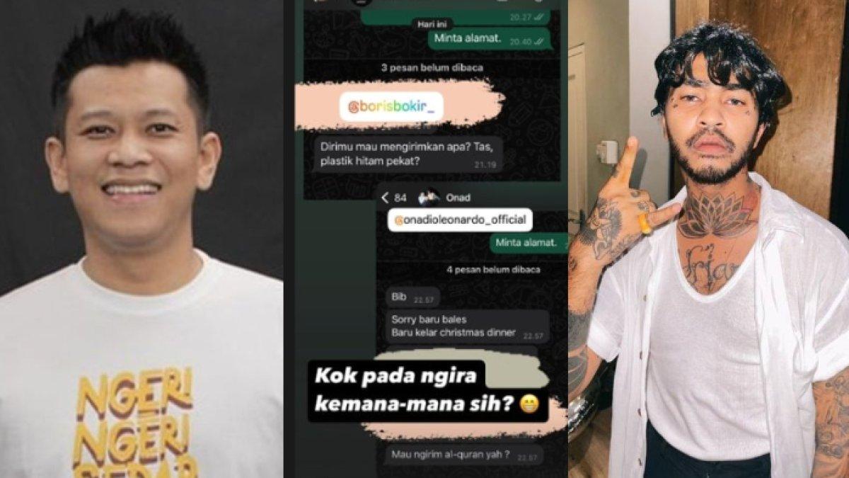 Isi chat Habib Jafar ke Onad dan Boris Bokir di hari Natal