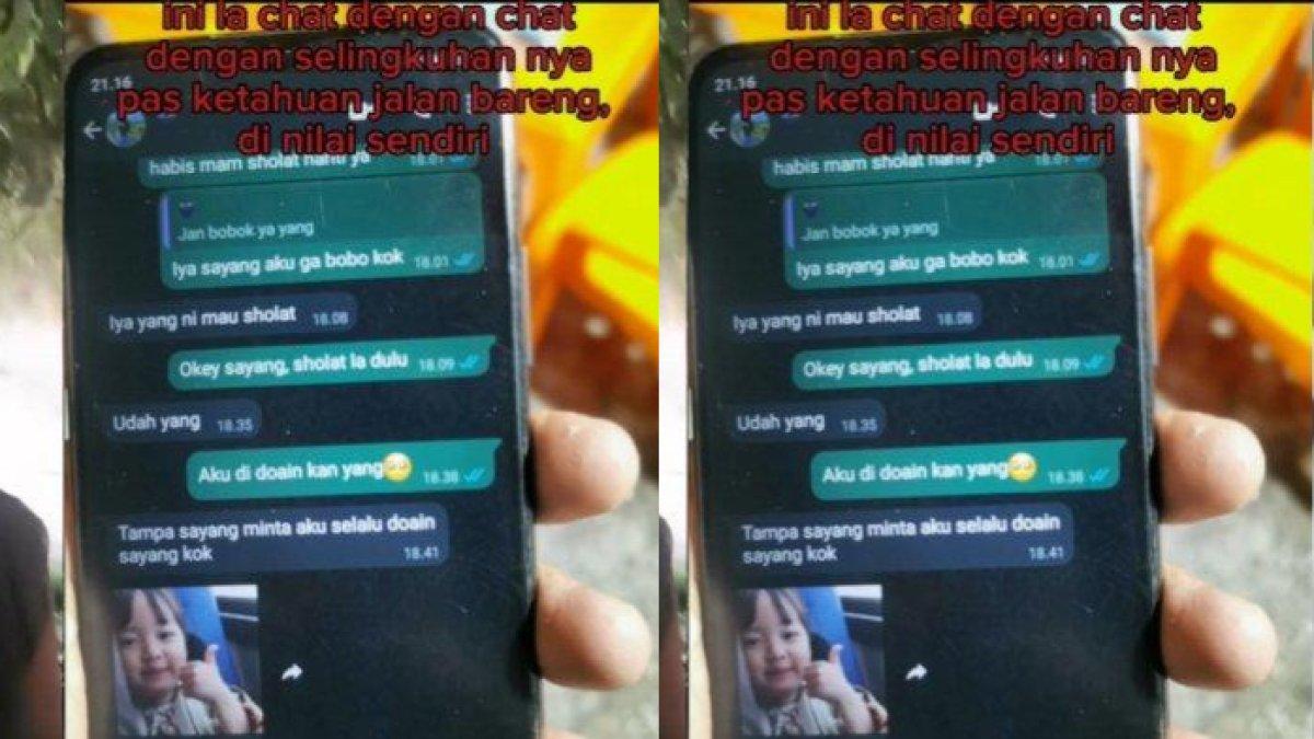 Isi chat wanita dengan selingkuhannya