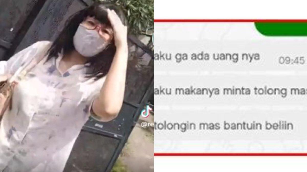 Isi chat wanita minta dibayarin belanjaannya oleh driver ojol