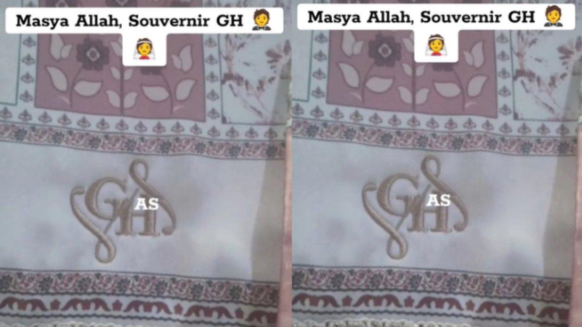 Isi souvenir pernikahan Happy Asmara dan Gilga Sahid