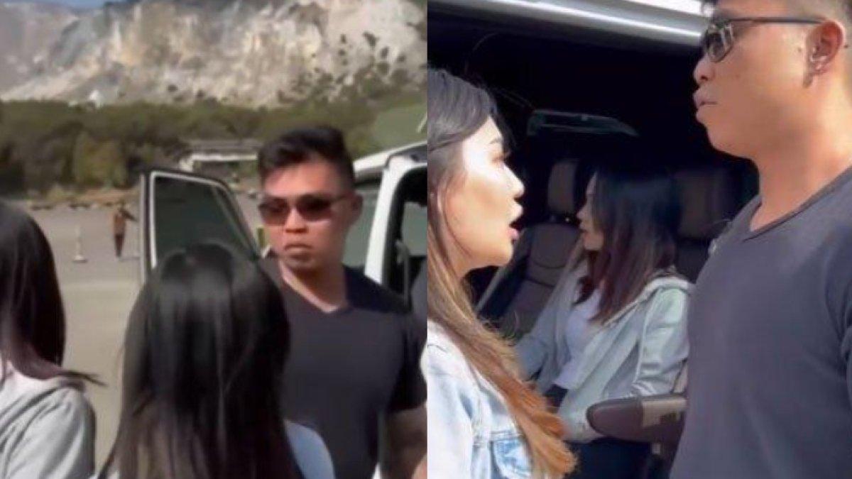 Istri labrak suaminya saat kencan bareng selingkuhan memakai mobilnya.