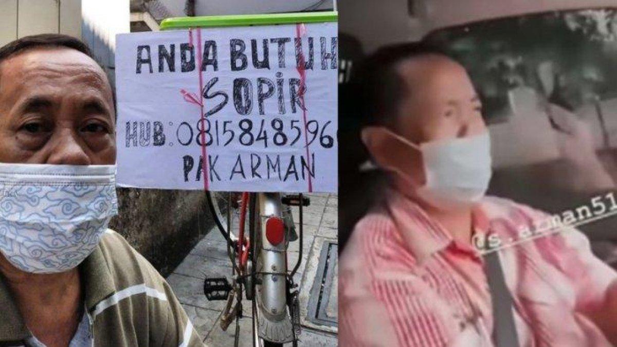 Istri sakit, pak Arman bersepeda