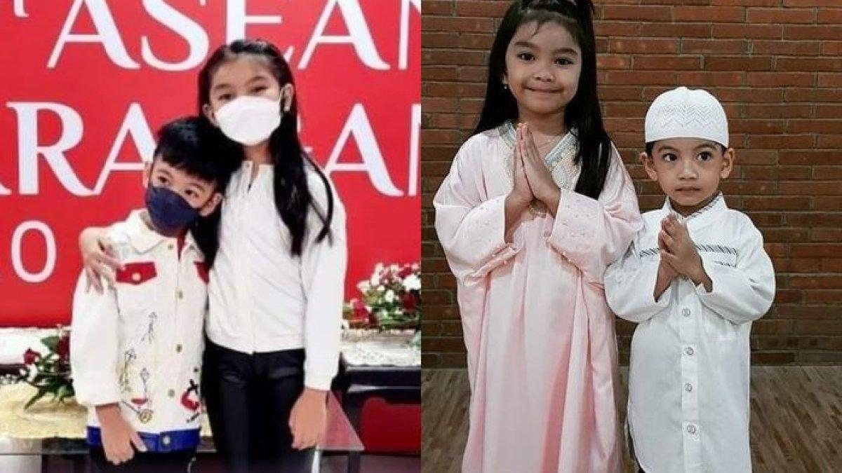 KEPONAKAN SELVI ANANDA - Jan Ethes dan Saafia menampakkan keakraban bak saudara kandung.