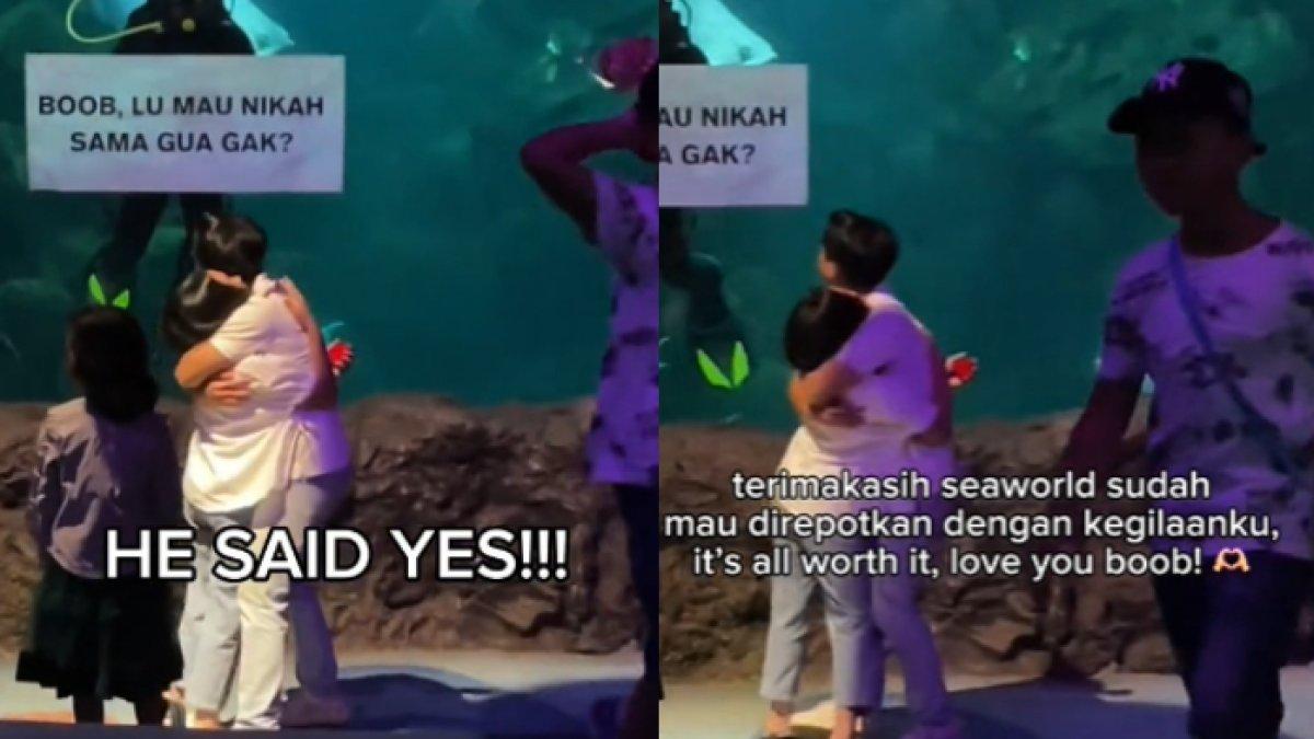 Jasmine nekat melamar kekasihnya