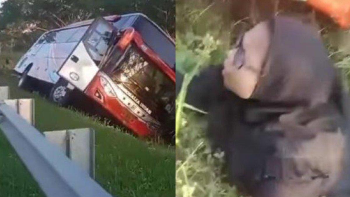 Jeritan Korban Selamat Laka Bus Rosalia