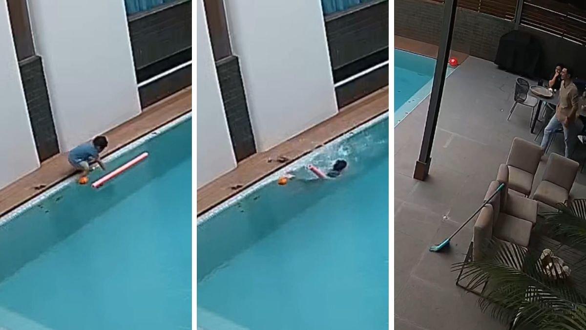 Jessica Iskandar bagikan rekaman cctv anaknya di kolam
