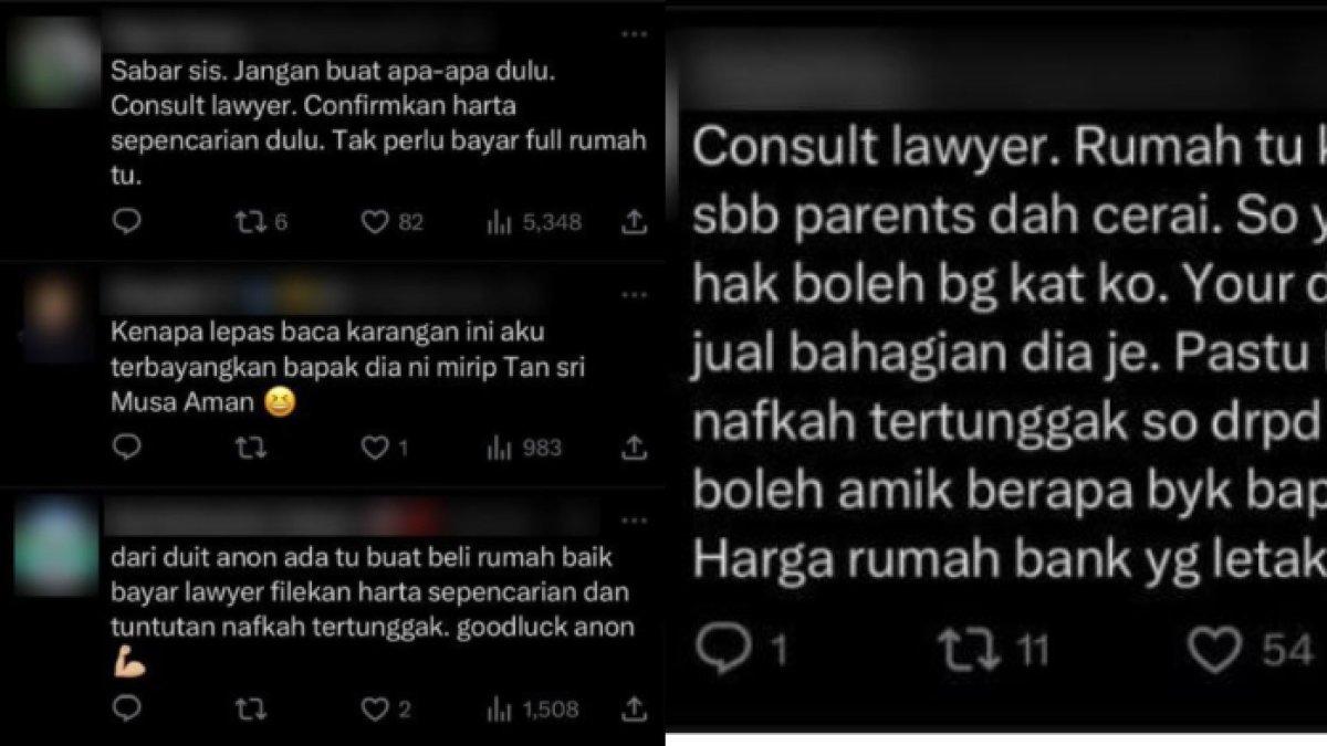 Karena sikap ayah kandung