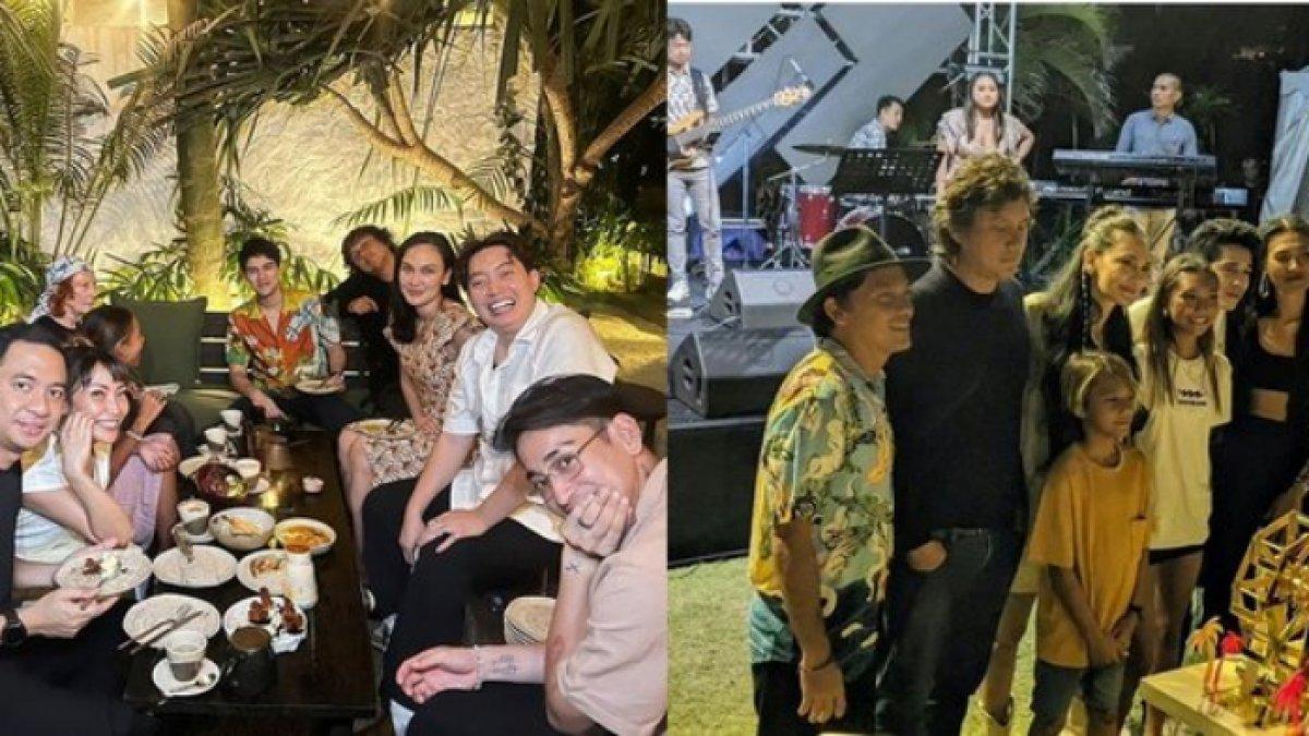 Keakraban Maxiem Bouttier dengan sahabat dan keluarga Luna Maya