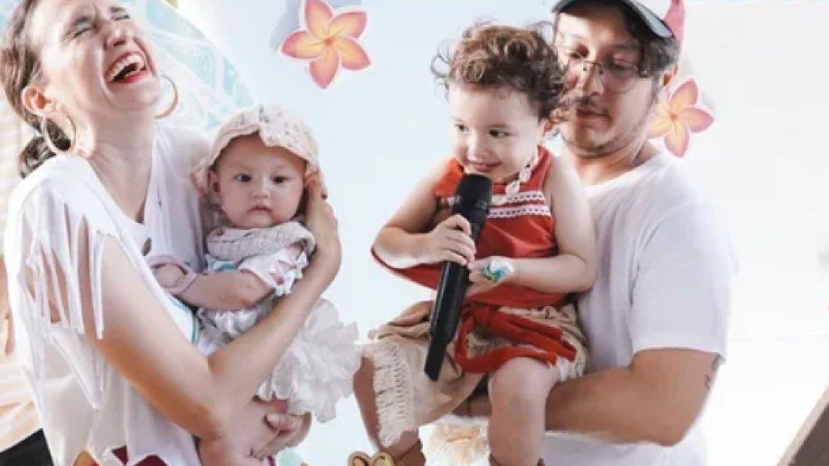 Kebahagiaan Nadine Chandrawinata dan Dimas Anggara rayakan ultah putri sulungnya