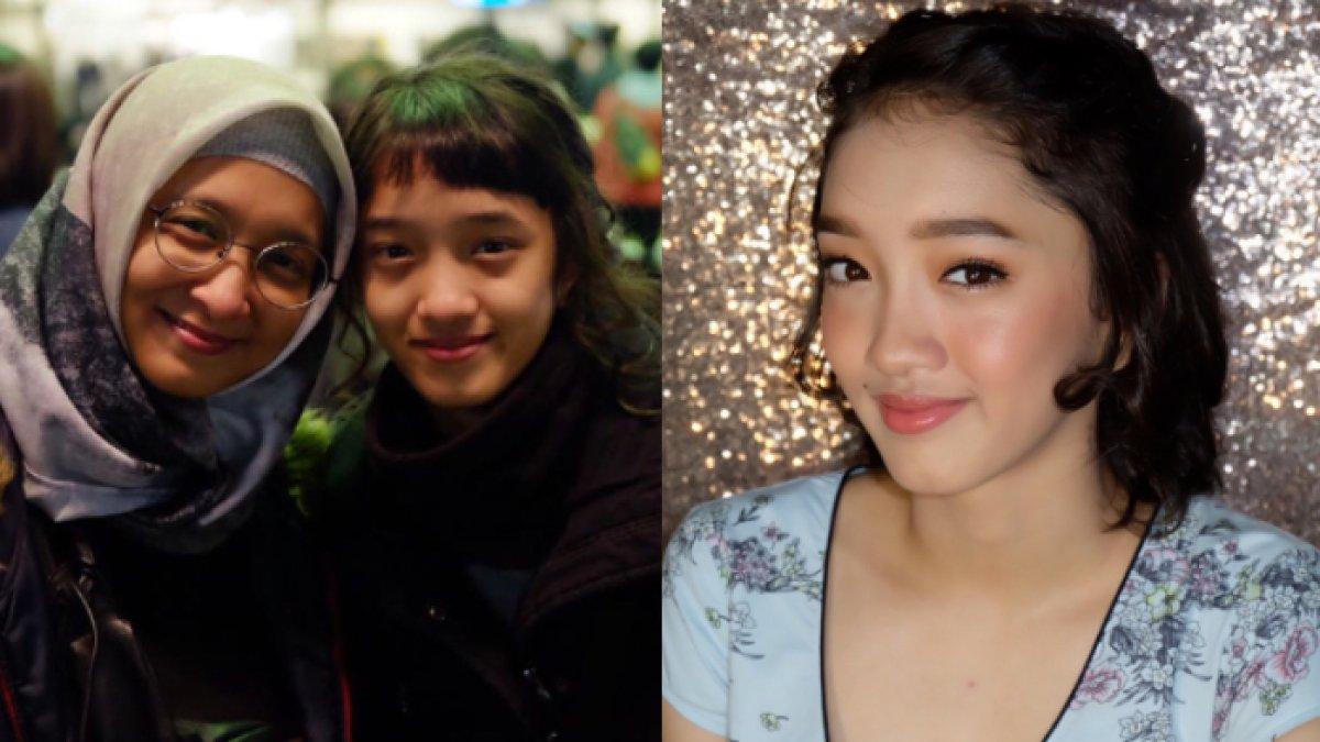 Kecantikan natural yang dimiliki Adelia pun menurun kepada Aisha