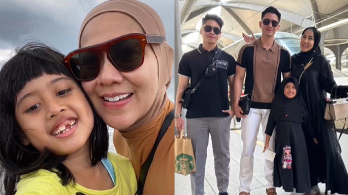 Venna Melinda dan putri angkatnya, Vania Athabina